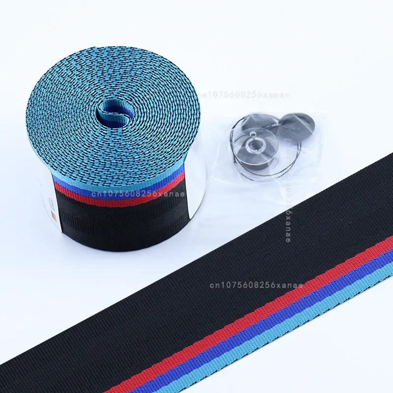 Car Seat Belt Auto Strengthen Seat Belt Webbing Fabric Racing Car Modified Seat Safety Belts Car Accessories Amagi