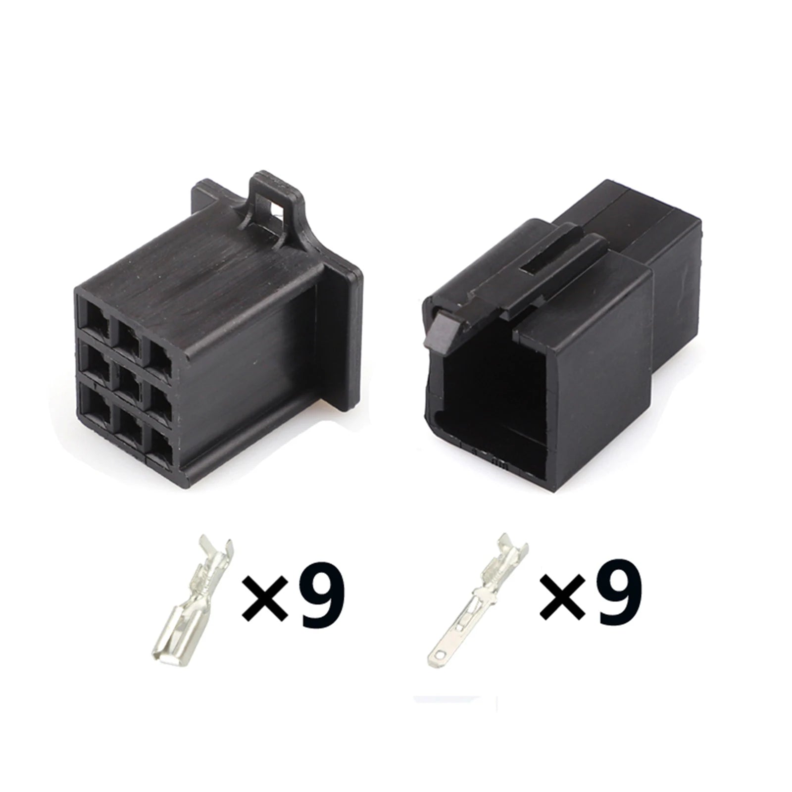 9PIN Connector Unsealed 2.8mm Male Female Connector Handle Switch Plug Wiring Harness Cable Socket 6030-9991 6040-9111