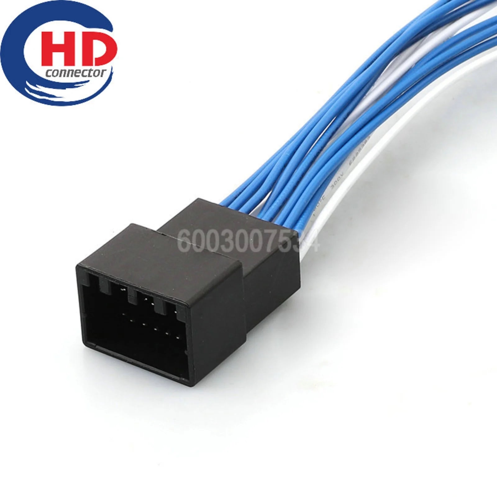 16 Pin Connector Unsealed 1.2mm Series Male Connector Cable Plug Motorcycle Electrical Harnesses Wiring Harness