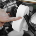 Wave Shaped Windproof Cotton Grip Winter Riding Thickened Fluffy Cotton Core Windproof Electric Motorcycle Handlebar Warm Pad