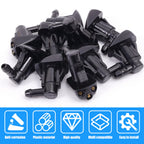10/1Pcs Car Windshield Wiper Washer Spray Nozzle for Most Car Model Auto 3 Holes Windshield Washer Nozzles Wiper Water Spray Jet
