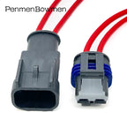 1 Set 2 Pin 2.8mm Car Oil Injector Electrical Cable Connectors Waterproof Female Male Wire Harness Plug 47000EV2M