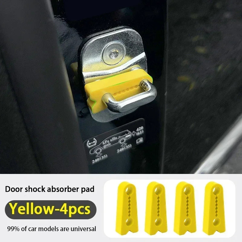 Universal Car Door Lock Damper Buffer Car Shock-proof Muffler Pad Car Door Shock-absorbing Car Door Anti-collision Pad Amagi