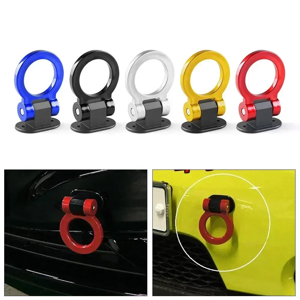 Car Simulation Tralier Tow Hook Kit ABS Bumper Sticker Adorn Universal Tow Hook Kit Auto Accessories Only for Decoration Amagi