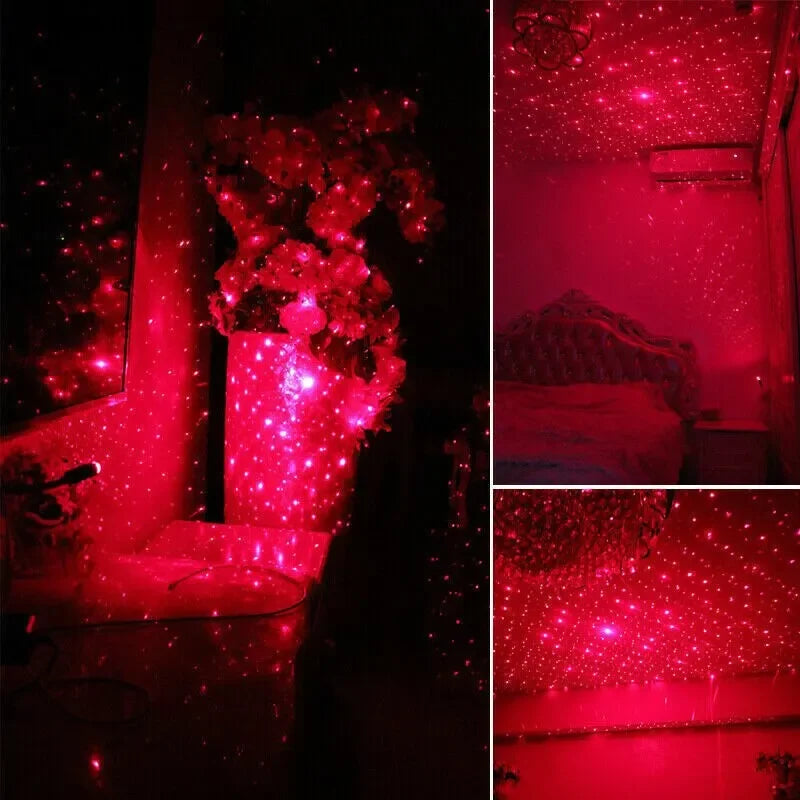 Mini LED Car Roof Star Night Light Projector Atmosphere Galaxy Lamp USB Decorative Adjustable for Auto Roof Room Ceiling Tools