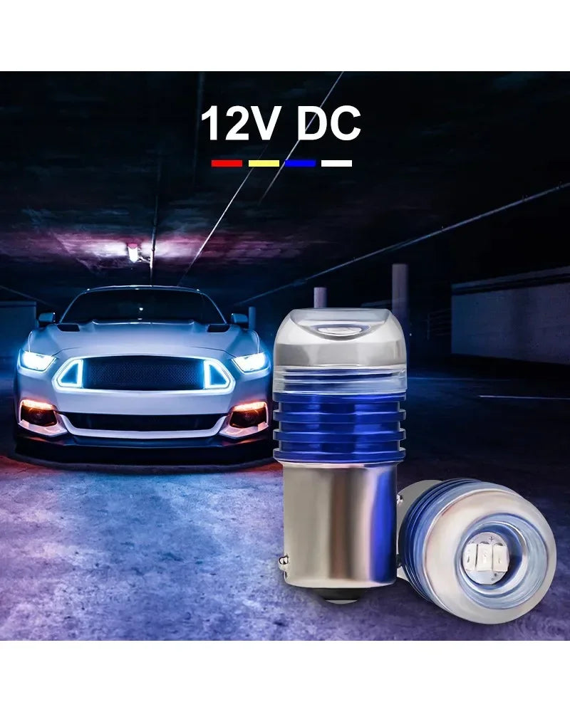 1157 BAY15D LED Car Brake Light Universal Signal Lamp Super Bright Red White Stop Bulb Auto Tail Flash Strobe Lights En Amagi