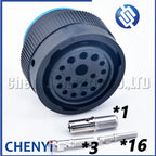 18 Pin HDP series auto waterproof connector Wire harness plug HDP26-24-18SE HDP24-24-18PE with Pins For Deutsch