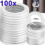 14mm Aluminum Oil Drain Plug Crush Washer Set Non-Slip for Lasting Sealing Car Exterior Accessories for Oil Change Compatible