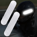 60/10pcs Motorcycle Helmet Reflective Strips Sticker Night Safe Driving Warning Tape General Fluorescent Car Decorative Stickers