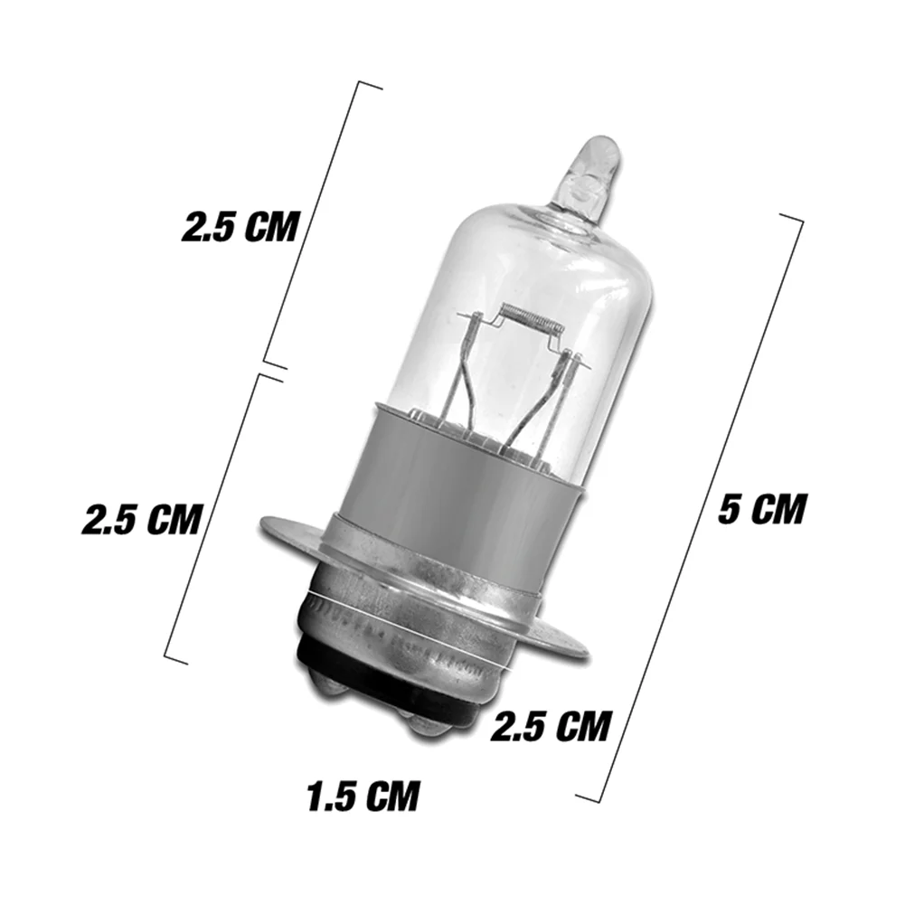 35W Motorcycle Headlight Halogen Bulb 12V Halogen Bulb 12V Super Bright H6 T19 P15D Motorcycle Headlight Bulbs Lamp