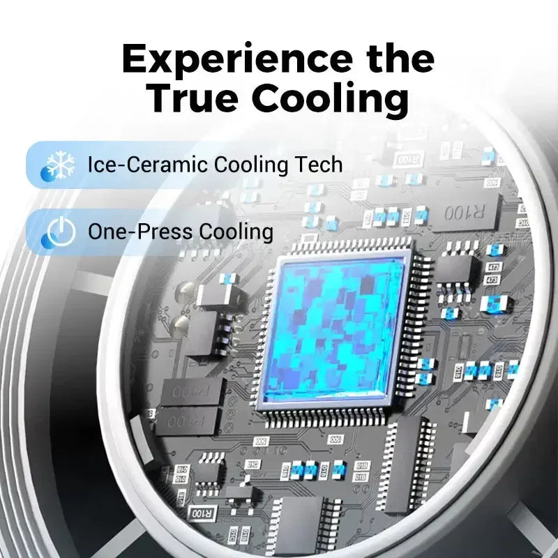 4000mAh Rechargeable Electric Handheld Fan 100 Speeds Adjustable Portable Travel Outdoor Foldable Mini Air Cooling Turbo Amagi