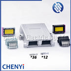 24Pin/48Pin ECU shell Aluminum PCB Box with auto connector plug car on-board controller panel circuit board connectors with Pin
