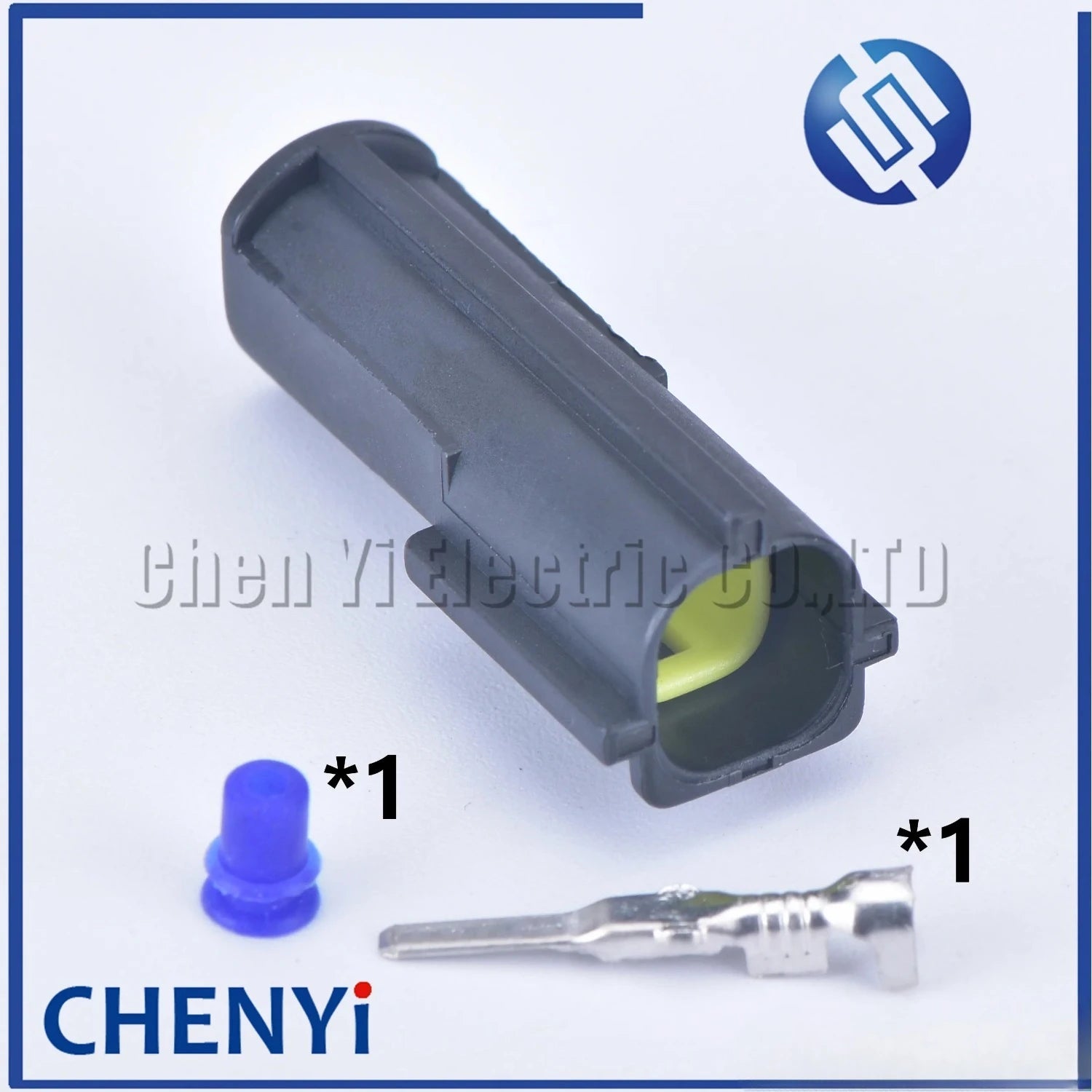 1 pin way male or female waterproof wire connector auto electrical plug conector 174879-2 174877-2