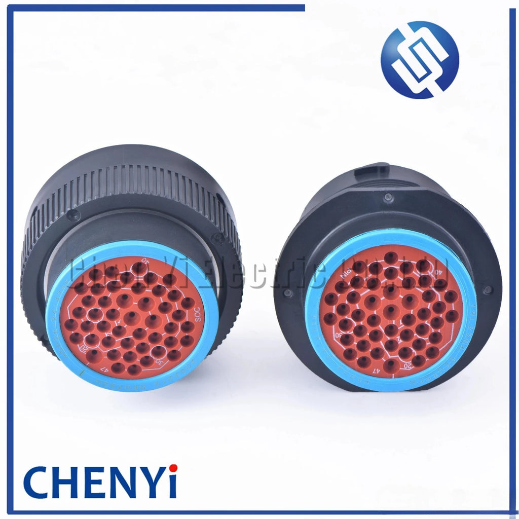 47 Pin automotive waterproof plug male or female connector HDP26-24-47SE HDP24-24-47PE With Pins For Deutsch HDP series