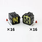 FW-C-16M-B/FW-C-16F-B automotive waterproof connector 16-hole connector rubber shell sheath with terminal