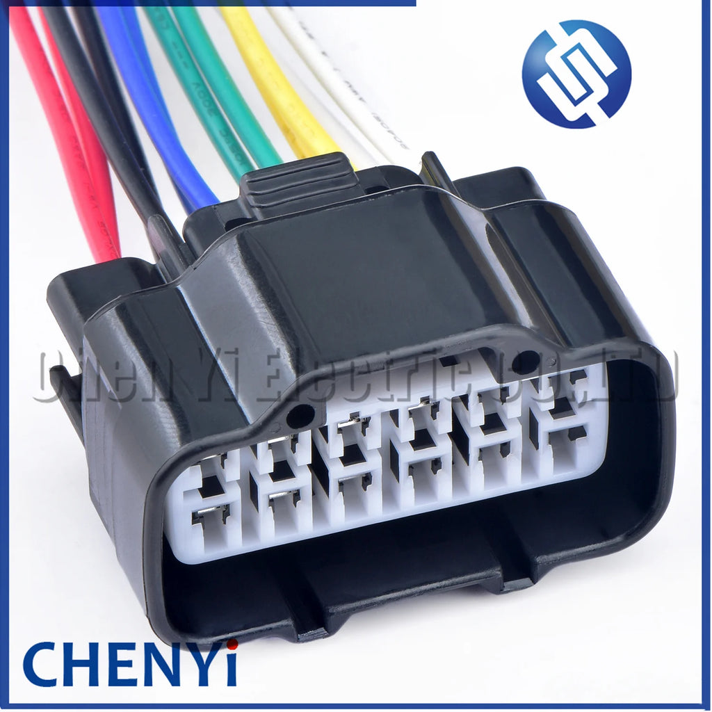 12 Pin Auto differential motor actuator waterproof connector Gearbox Solenoid Valve Wire harness plug 90980-11151 For TOYOTA