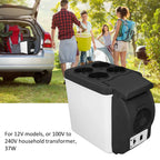 Cosmetic Refrigerator 12V Car Refrigerator 37W Fridge 6L Low Noise Portable Medicine Box Cosmetic Refrigerator for Food Amagi