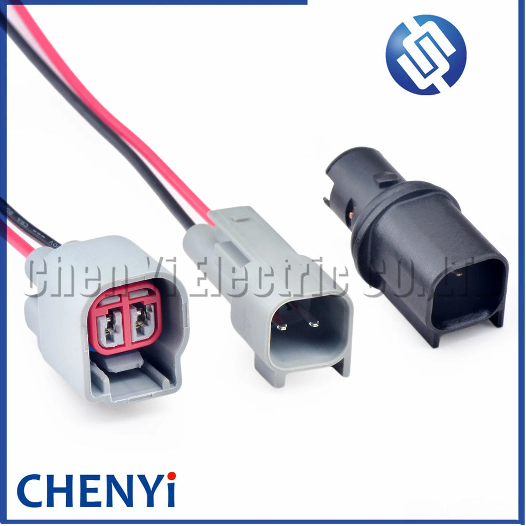 2 Pin Car Connector License plate lamp Fog Lights Bulb Holder Socket plug 6R3Z-13411-BA For Ford Focus Mustang Mondeo Carnival