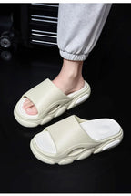 EVA Men's Summer Sandals Fashion Soft Cloud House Platform Slides Unisex Outdoor Non-slip Beach Shoes Men Bathroom Slippers Amag