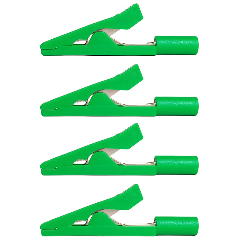 4/10/40PCS Mini Insulated Alligator Clips, Solderable Pure Copper Jaws,Fully Insulated Tips for Safe Electronics Testing and DIY
