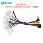Suitable for Toyota 17 Corolla with rearview power cord and Android large screen navigation modification car wiring harness