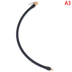 Air Rubber Hose Flexible Tire Valve Extension Tube Adapter for Air Compressor Tire Inflator Pump for Car Motorcycle Bike