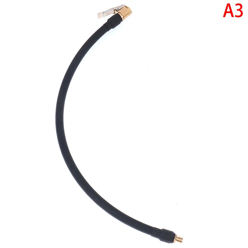 Air Rubber Hose Flexible Tire Valve Extension Tube Adapter for Air Compressor Tire Inflator Pump for Car Motorcycle Bike