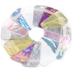 Colorful Laser Ziplock Bag Packaging Bags For Earring Jewelry Display Bags Pouch Gift Packaging Resealable Storage Bag Amagi