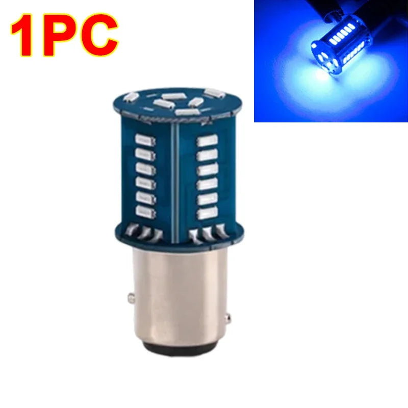 Motorcycle Strobe Lights 1157 BAY15D LED Brake Light DRL Flash Reversing Parking Turn Signal Stop Tail Lamp for Auto Motorcycle