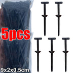 Universal Nylon Cable Tie Buckle Auto Fastener Screw Replacement Clip Car Fender Trunk Engine Guard Panel Wire Management Secure