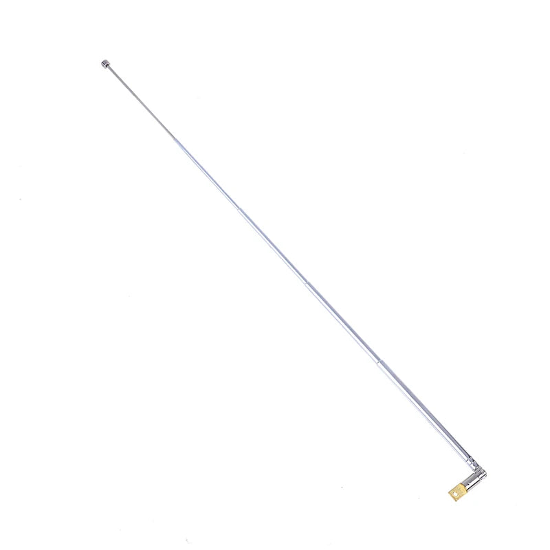1PC 370mm 5 Sections Telescopic Stainless Steel AM FM Radio Universal Antenna Hot sale