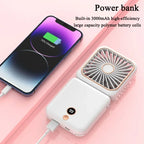 Foldable Neck Hanging Fan Adjustable Refrigeration Handheld USB Rechargeable Multifunctional Air Cooler For Outdoor Sports Amagi