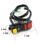 1pc Electric Start Stop On Off Button Kill Starter Switch Motorcycle Dirt ATV Quad Bike On-Off Toggle Switch Push-Button