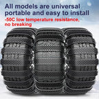 Snow Chain Widen Thicken Car Tire Crawler Type Plastic Anti-skid Chain Winter Wheel Tyre Anti-Slip Ties Emergency Tools Amagi