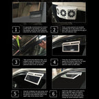 Car Ventilator 3 Cooler Fans Solar-powered Cooling Vent Exhaust Portable Safe Auto Fan Amd Usb Accessories Amagi