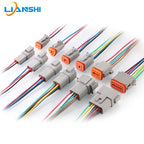 DT04-2P/DT06-2S Automotive Waterproof Connector Harness Plug 2/3/4/6/8/12 Hole for Heavy Truck Plug