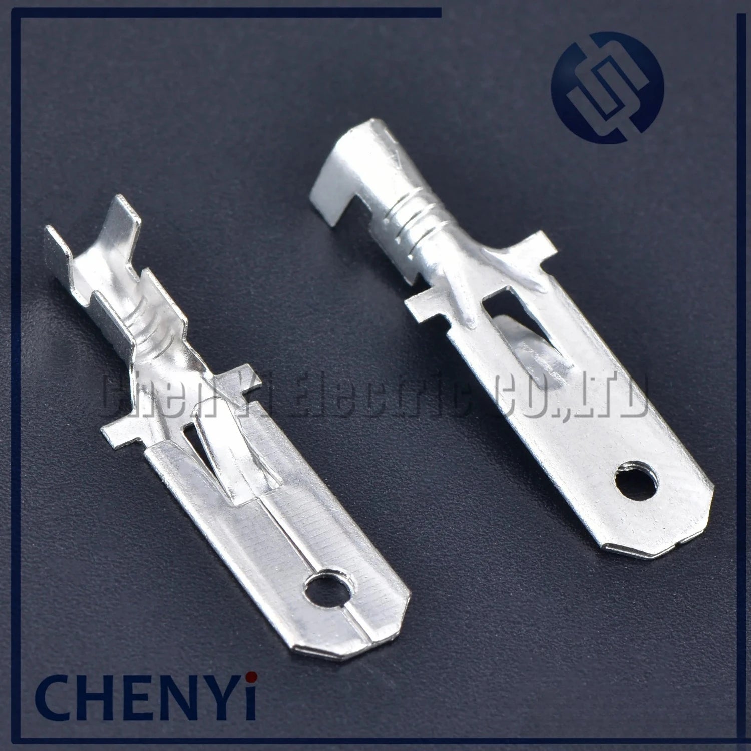 50 pcs 6.3mm Automotive Crimp Terminal Male Spade Connector Brass Pins Auto Splice Wire Terminals DJ611-6.3A G194