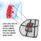 Car Seat Office Chair Massage Back Lumbar Support Mesh Ventilate Cushion Pad Black Mesh Back Lumbar Cushion for Car Driver Amagi