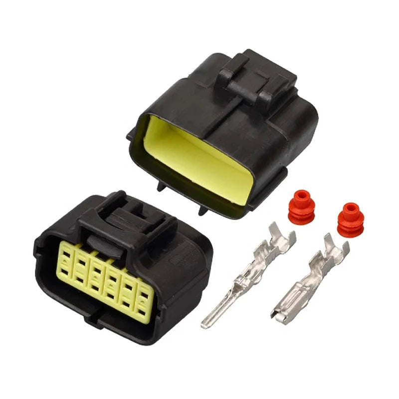 12-hole waterproof connector 174661-2 Connector 174663-2 Car headlights male bus harness plug DJ71216Y-1.8-11/21