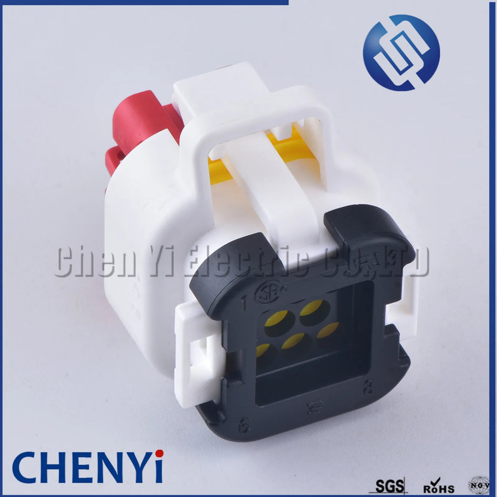 White 8 Pin Male or Female Waterproof Automotive ECU Connector EPEC PCB Wire harness plug 776286-2 776276-2 776280-2 With Pins