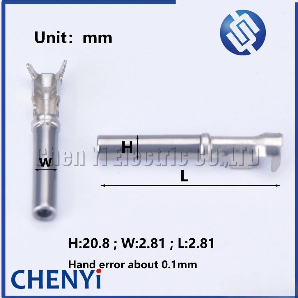 50 pcs 1.5mm auto Connector Crimp Terminal 1062-16-0122  16-22AWG female pin for Deutsch DT DT06-2S,DT06-3S,DT06-4S,DT06-6S,DT06