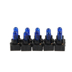 10Pcs T5.5 Led Bulb1.2W Car Interior Lights Dashboard Heating Indicator Wedge Auto Instrument Lamp air conditioning lamp 12V