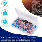 Tire Repair Rubber Nail Car Motorcycle Vacuum Tyre Repair Nails Spiral Rubber Nails Self Service Screw Plug Fast Tool Amagi