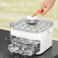 Ice Maker with Easy Press Cap with Easy-press Lid Double-layer Ice Cube Machine Reusable Large Capacity Ice Cube Mold Amagi