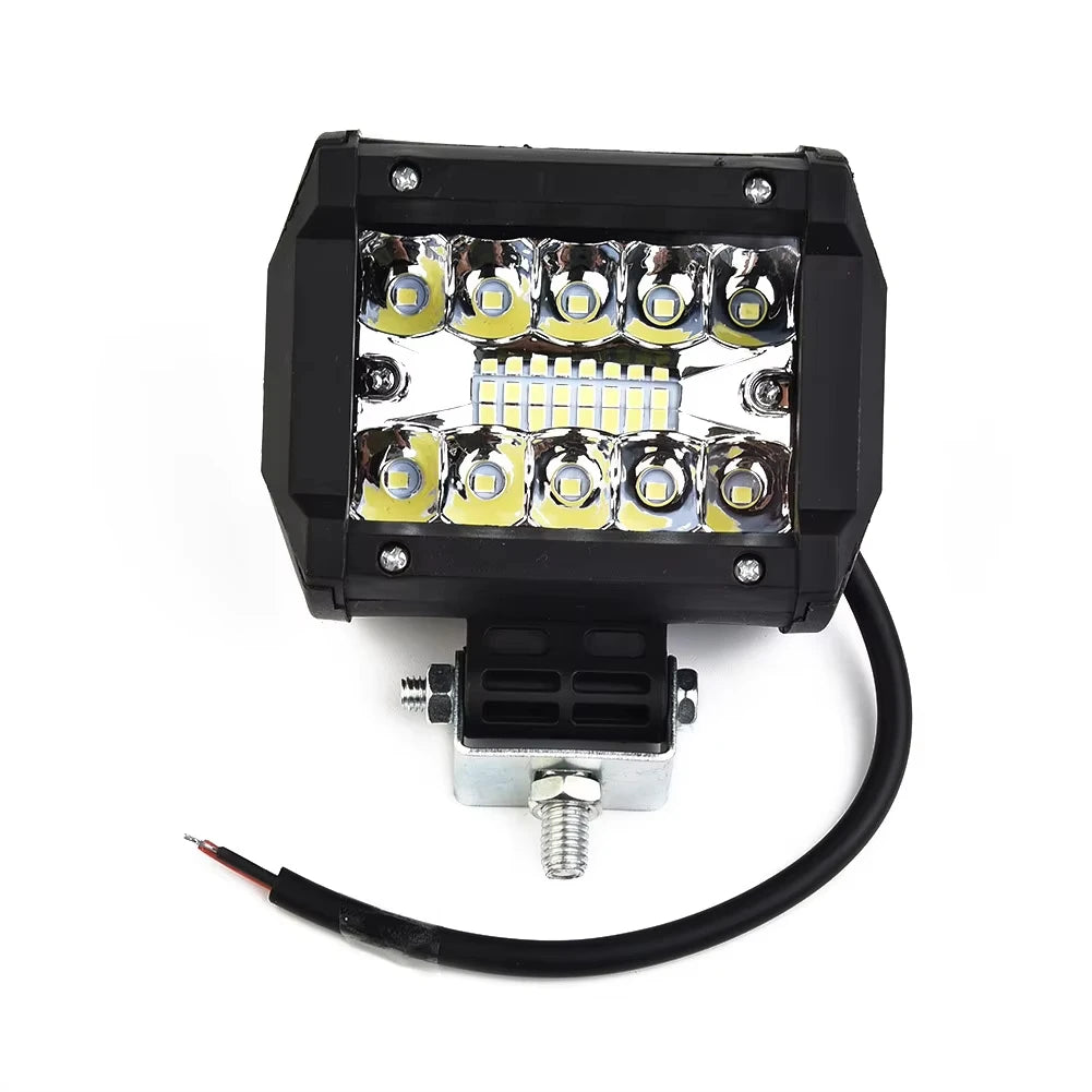 2PCS 60W LED Work Light Bar Spot Flood Led Headlights For Pods Offroad Fog Lamp SUV Car LED Headlights Fog Lamp Accessories