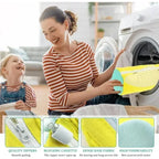 1-2PCS Wash Shoes Bag Padded Net Laundry Shoes Protector Fluffy Fibers Polyester Washing Shoes Machine Laundry Bag Drying Amagi