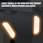 Car Door Reflective Sticker Safety Auto Door Opening Warning Reflector Tape Auto Accessory Exterior Interior Reflector Sticker