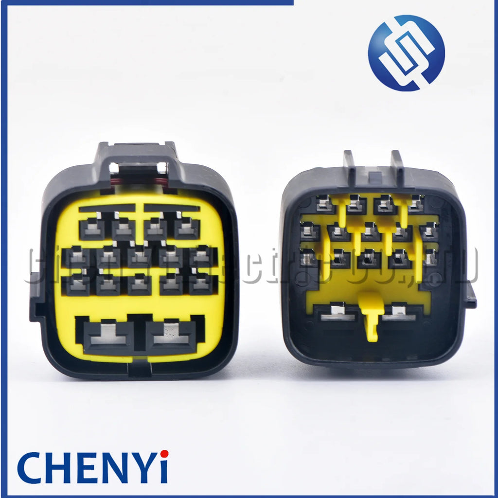16 Pin Auto waterproof connector male or female QLW2-16MA-B  QLW2-C-16F-B Automobile High Power Large Current Composite Plug