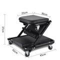 Foldable car repair lying board 40 inches Workshop Bench Wheels Roller Creeper Seat Roller Seat Amagi