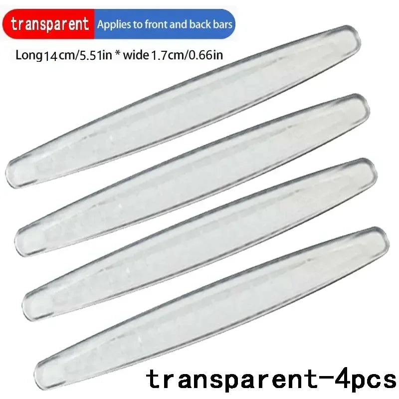 Anti Collision Car Bumper Guard Strip 4Pcs Front Rear Protection Strips Scratch Protector Crash Blade Auto Accessories for Amagi